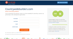 Desktop Screenshot of countrywidebuilders.com